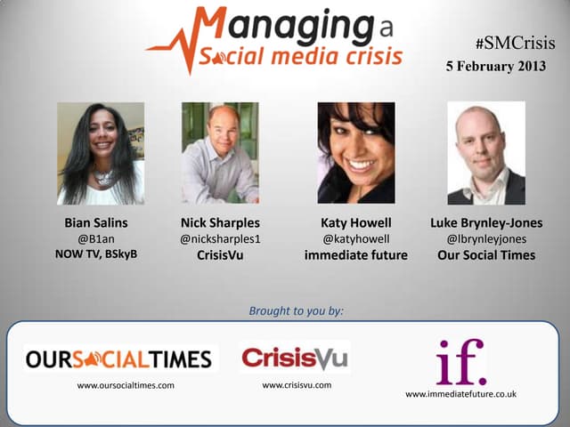 How to effectively manage a social media crisis