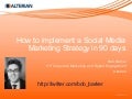 How to implement a social media marketing strategy in 90 days sept
