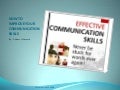 How To Improve Your Communication Skills