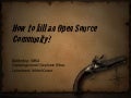 How To Kill A Community