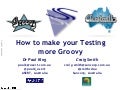 How To Make Your Testing More Groovy