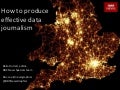 How to produce effective data journalism