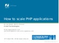 How to scale PHP applications