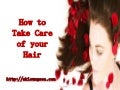 How to take care of your hair