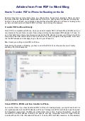 How to transfer pdf to i phone for reading on the go   free pdf to word blog