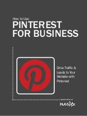 How to use pinterest for business