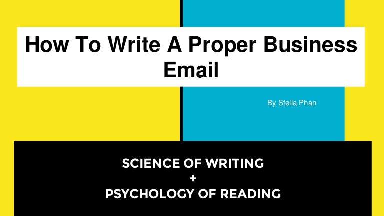 2019 year - How to Use Proper Business Email Etiquette 2019 year