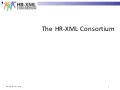 HR-XML Intro