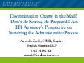 Zandy - Discrimination Charge in the Mail?  Don’t Be Scared