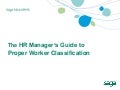 HR Managers Guide to Proper Worker Classification