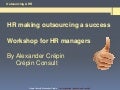 HR & Outsourcing workshop by Alexander Crepin