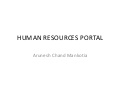 Hr portal   arunesh chand mankotia