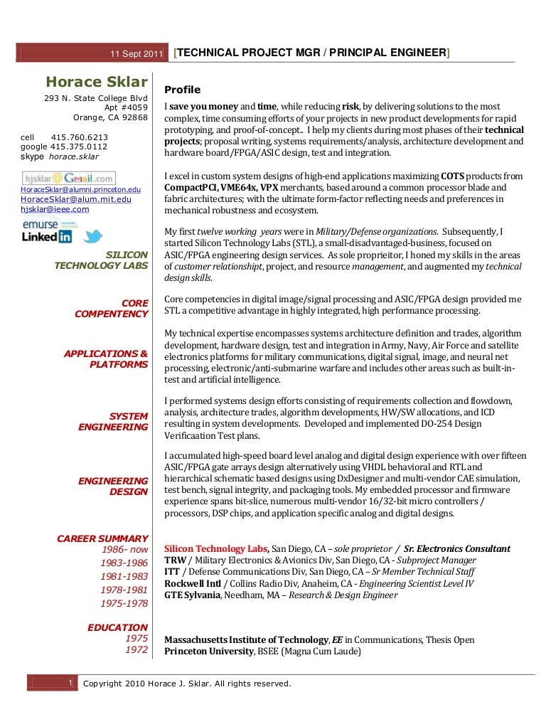 digital electronics engineer resume