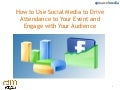 HSMAI2011 west how_tousesocialmediatodriveattendancetoyourevent