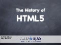 The History of HTML5