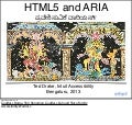HTML5 and ARIA accessibility - Bangalore 2013