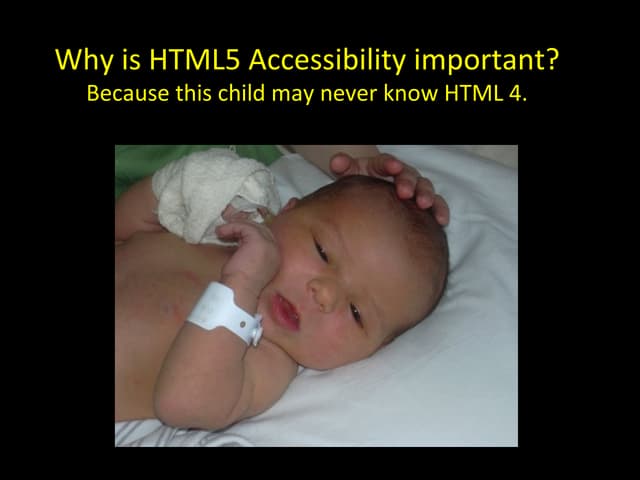 HTML 5 Accessibility
