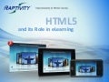 HTML5 and its role in eLearning