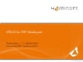 HTML5 for PHP Developers - IPC