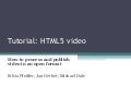 Html5 Open Video Tutorial
