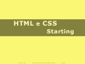 HTML e CSS