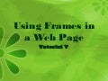 Html tutorial 5