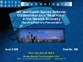 HIT and Health System Reforms: Collaboration as a “Must Have” in the Network Economy