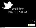 Twitter: small form big strategy, big content