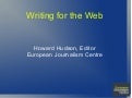 Writing for the Web