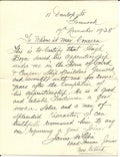 Hugh&rsquo;s reference 1938