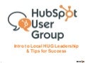 HUG Leader Training Webinar