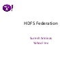 Hug - March -  HDFS Federation