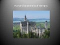 Germany-Place-Human Characteristics 