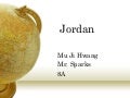 Humanities Presentation About Jordan 2