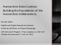 Humanities data curation slides