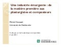 Colloque québécois sur les bioplastiques – Une industrie émergente : de la matière première aux plasturgistes et composteurs