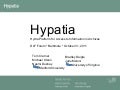 Hypatia for dlf 2011
