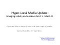 Hyper-Local update: 20 key developments, February - March 2011