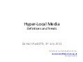 Hyper-local definitions and trends, July 2011