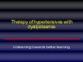 Hypertensive Dyslipidaemics