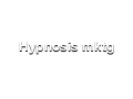 Hypnosis marketing