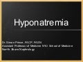 Hyponatremia