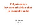 Pohjoismaisen Hyvinvointivaltion Tulevaisuus