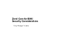 Zend Core on IBM i - Security Considerations