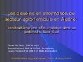 Les besoins en information du secteur agronomique en Algérie