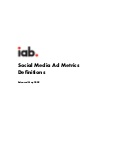 Social Media Metrics Definitions