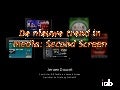 De nieuw trend in media - second screen