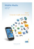 Mobile Media; Consumer Insights across Europe