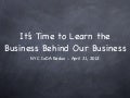 Learn the Business Behind the IA Business