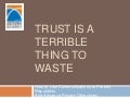 IAPP - Trust is Terrible Thing to Waste